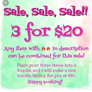 Look for the 🔥🔥🔥